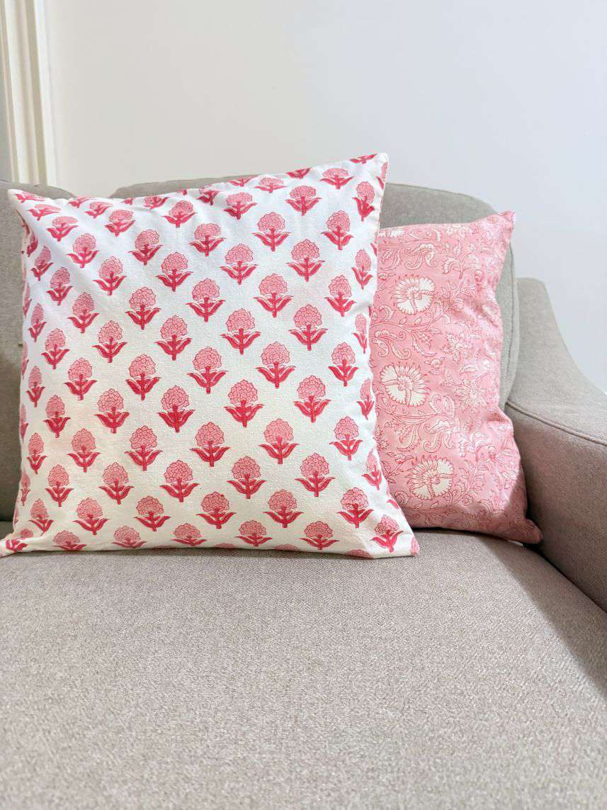 Cushion Cover | Floral Pink