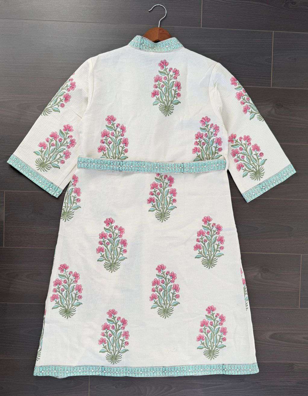Hand Printed Bathrobe | Floral Heritage