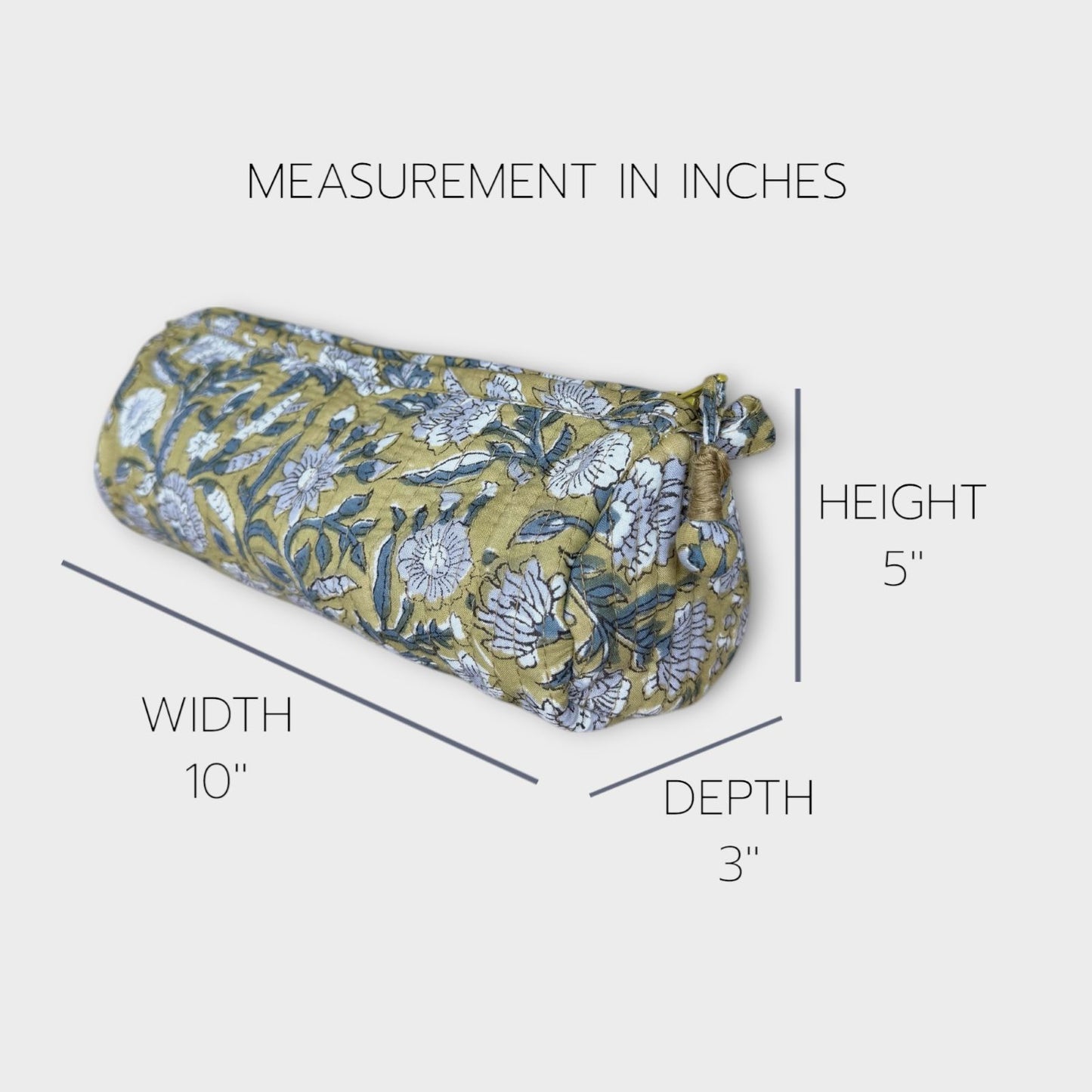 Pencil Pouch | Mint Floral