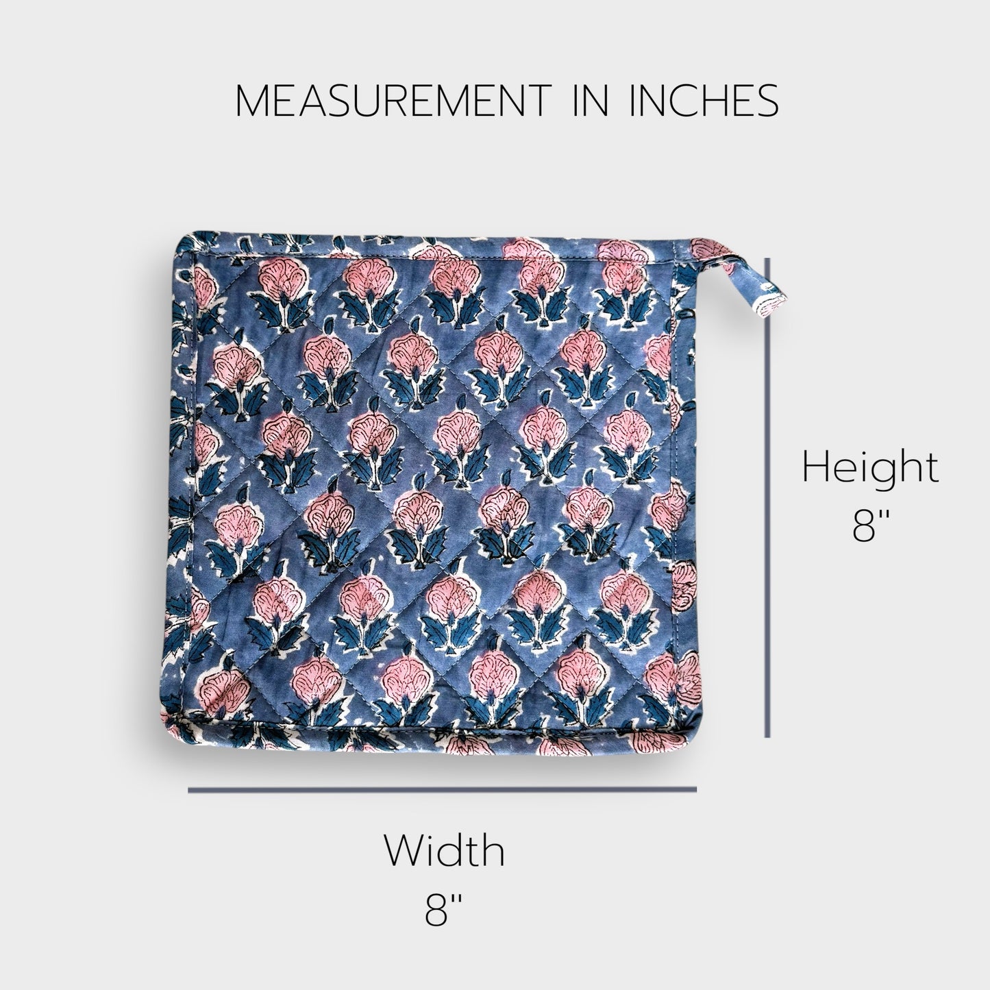 Pot Coasters | Green Floral