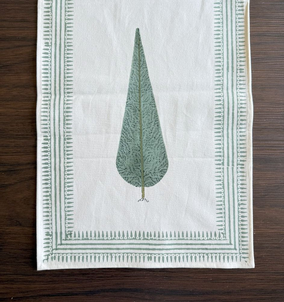 Table Runner | Cypress Green