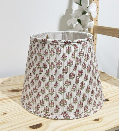 Pleated Lampshade | Floral Roses