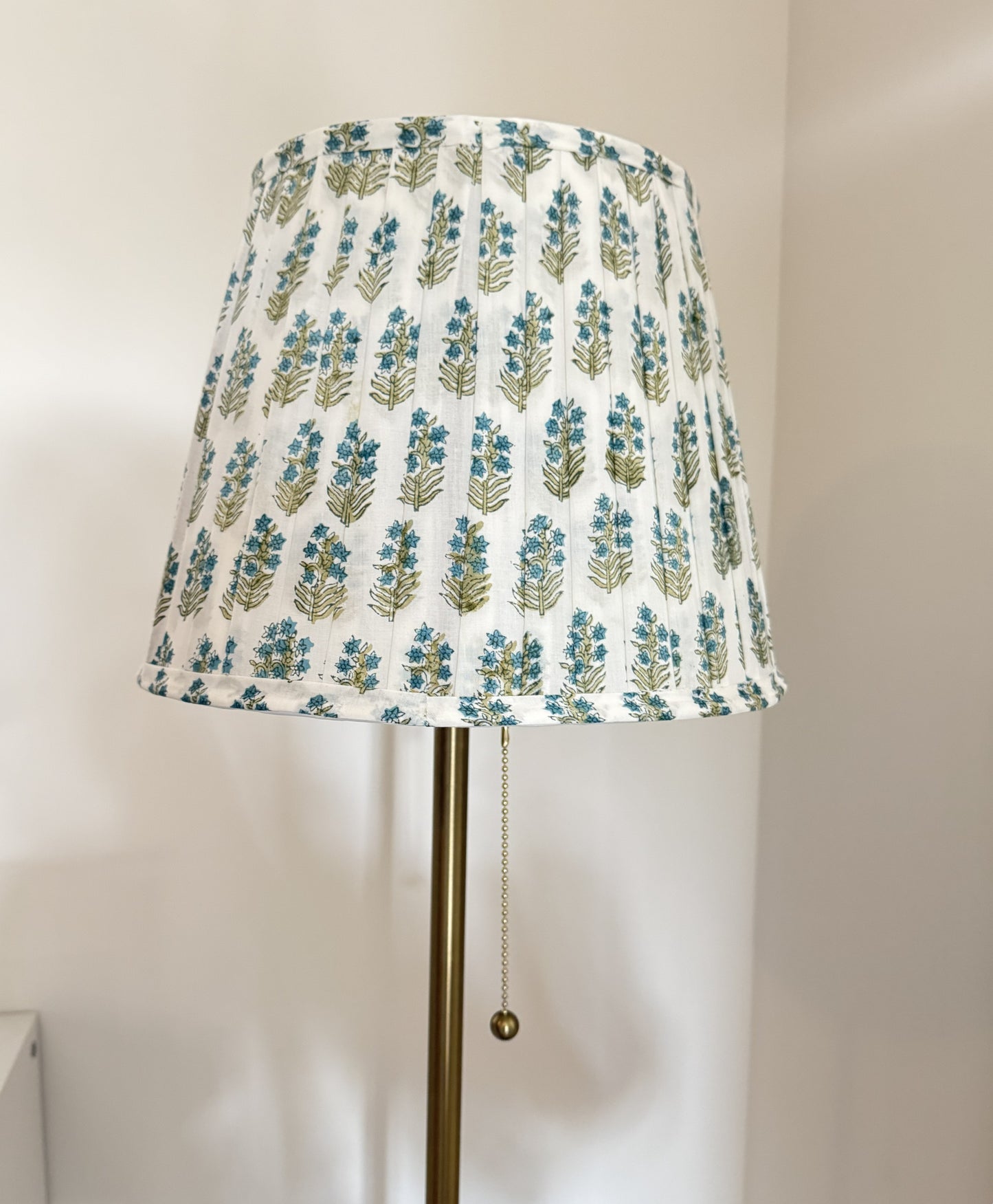Pleated Lampshade | Mughal Floral