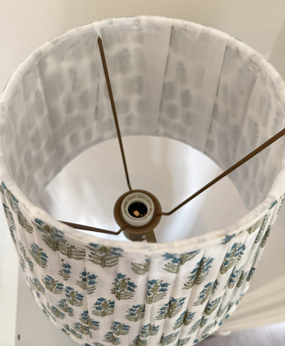 Pleated Lampshade | Mughal Floral