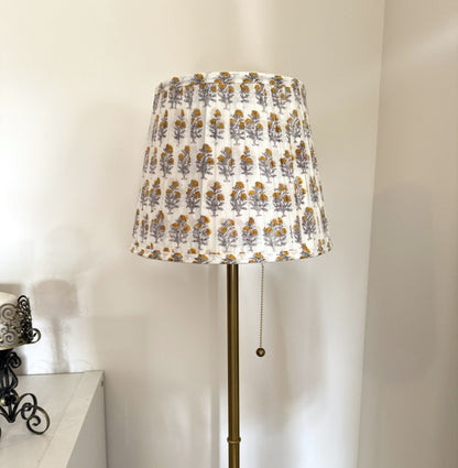 Pleated Lampshade | Floral Marigold