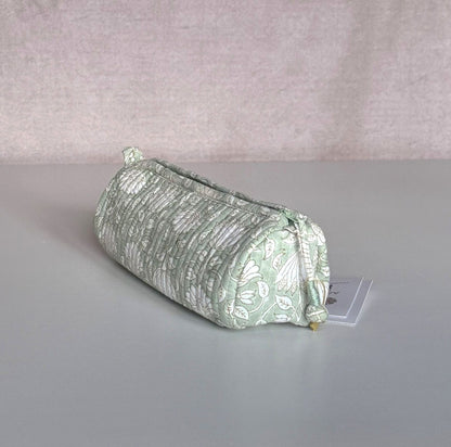 Pencil Pouch | Mint Floral