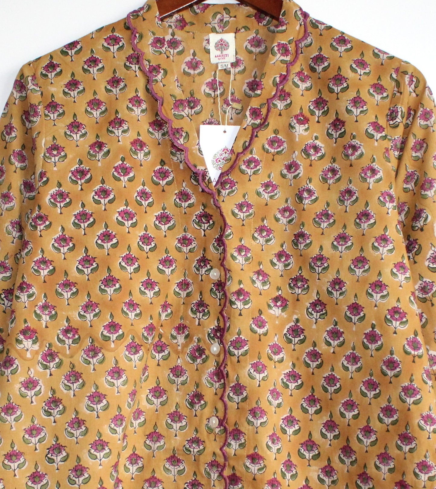 PJ Set | Saffron Lotus