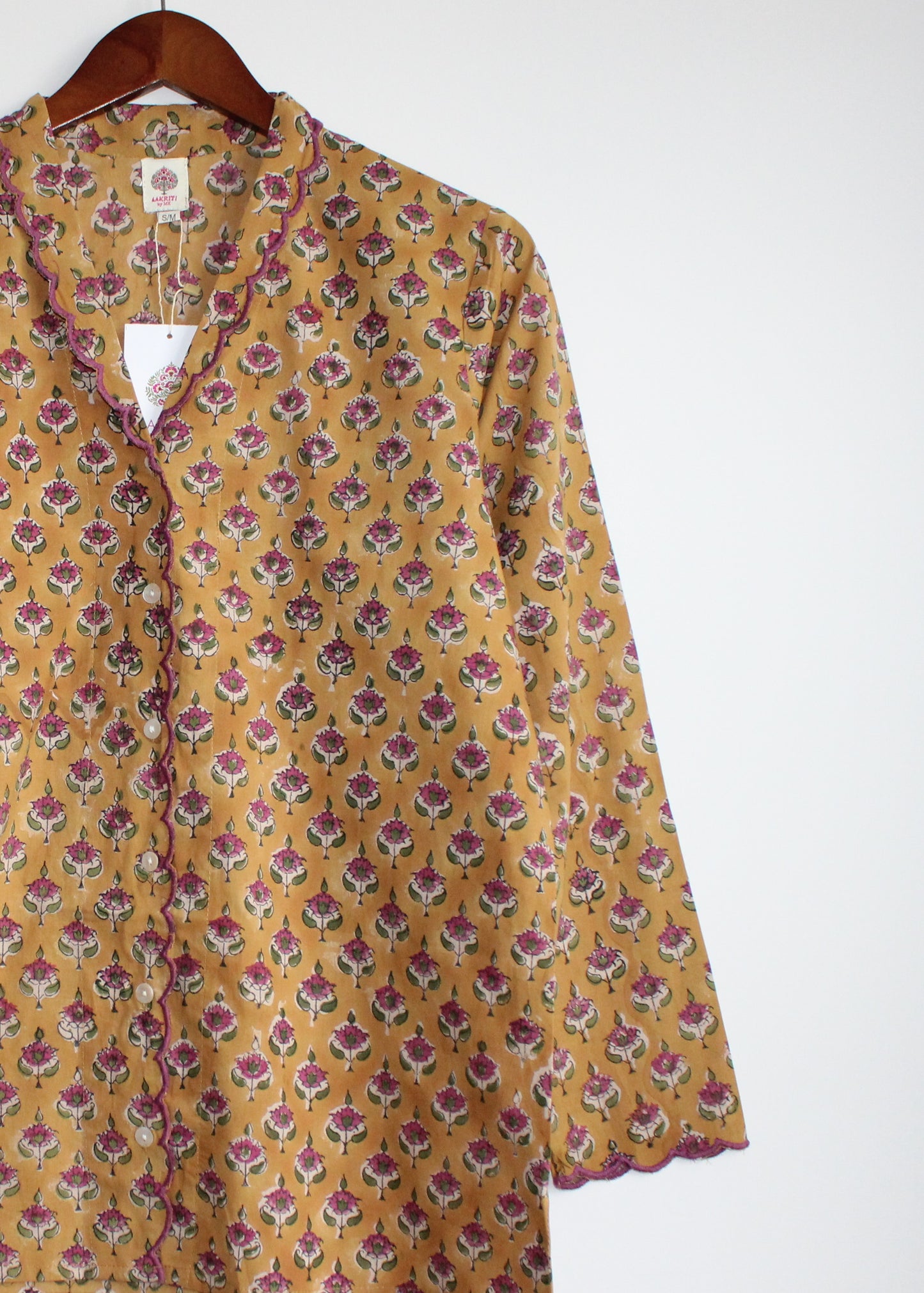 PJ Set | Saffron Lotus