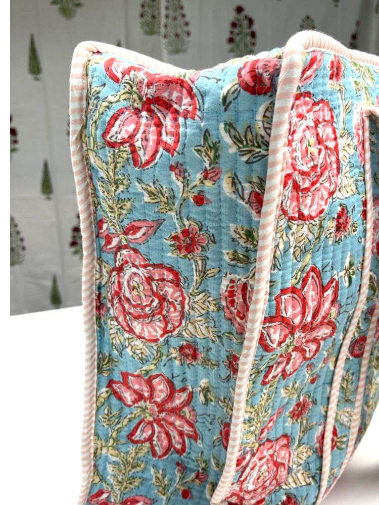 Totebag | Teal Multi