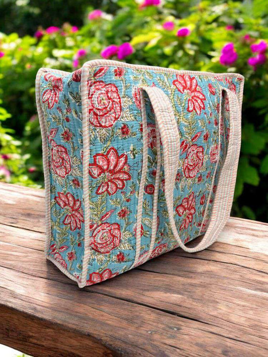 Totebag | Teal Multi