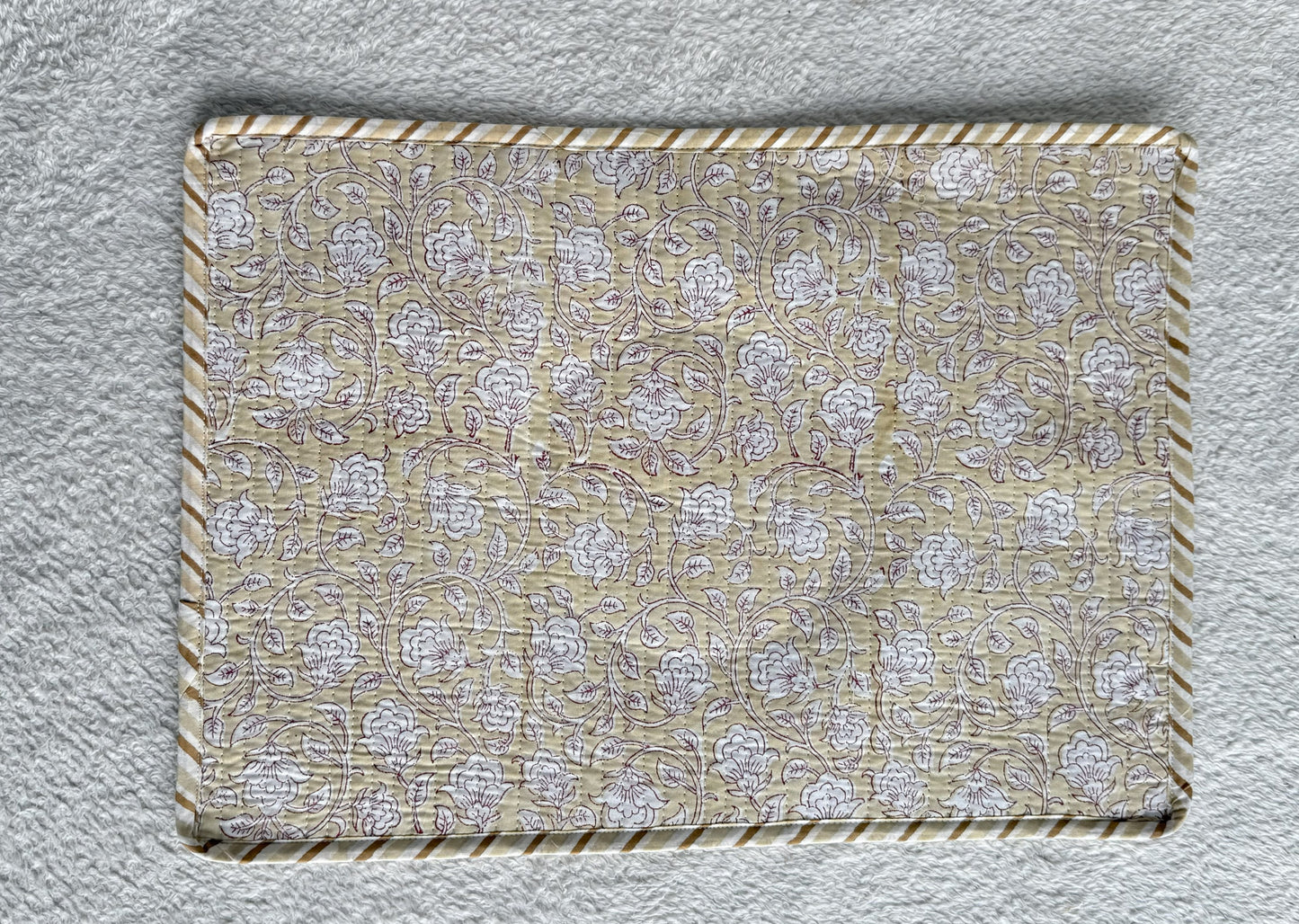 Table Mat | Beige Floral