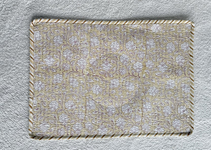 Table Mat | Beige Floral