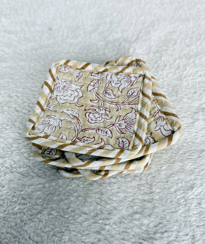 Coasters | Beige Floral