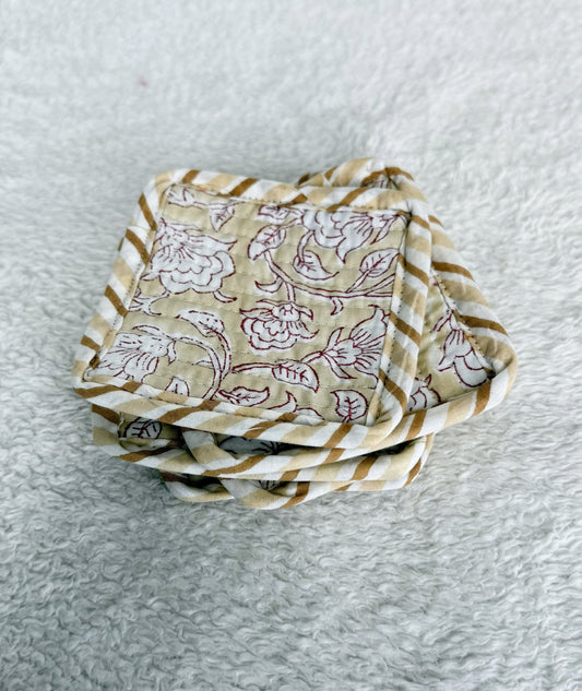 Coasters | Beige Floral