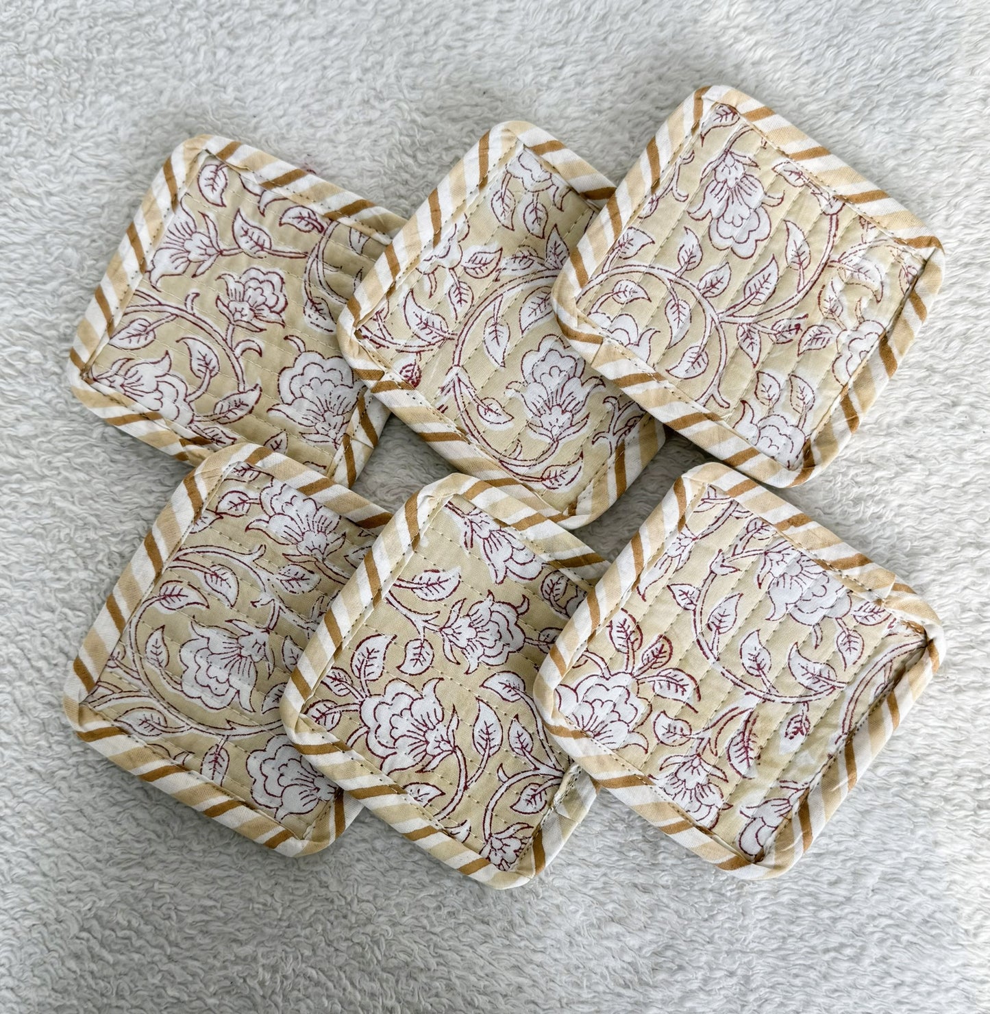 Coasters | Beige Floral