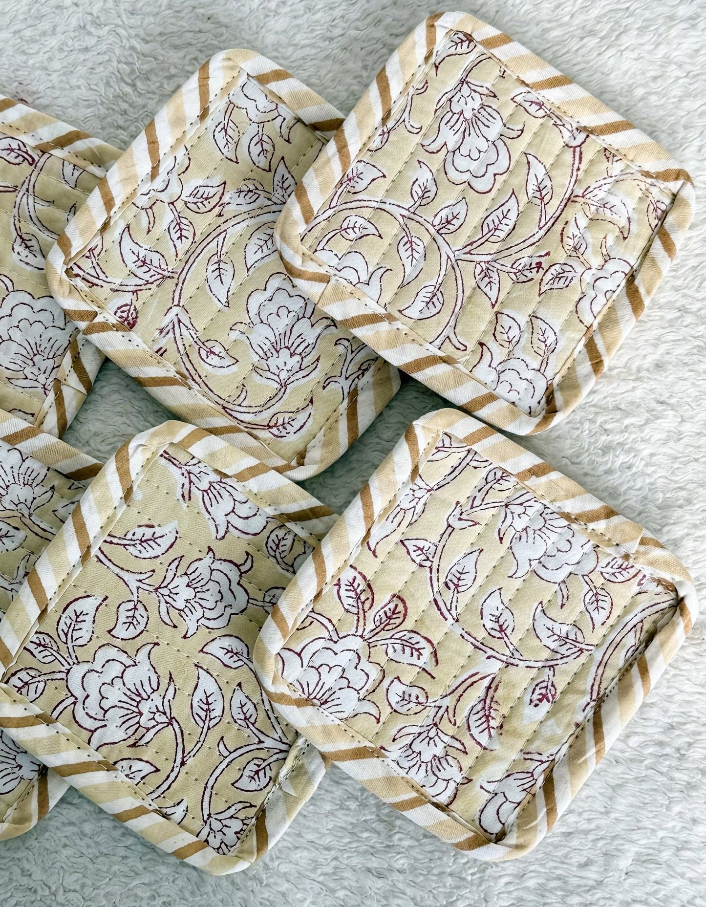Coasters | Beige Floral