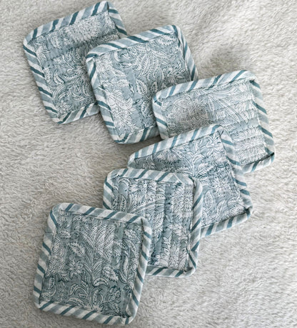 Coasters | Blue Floral