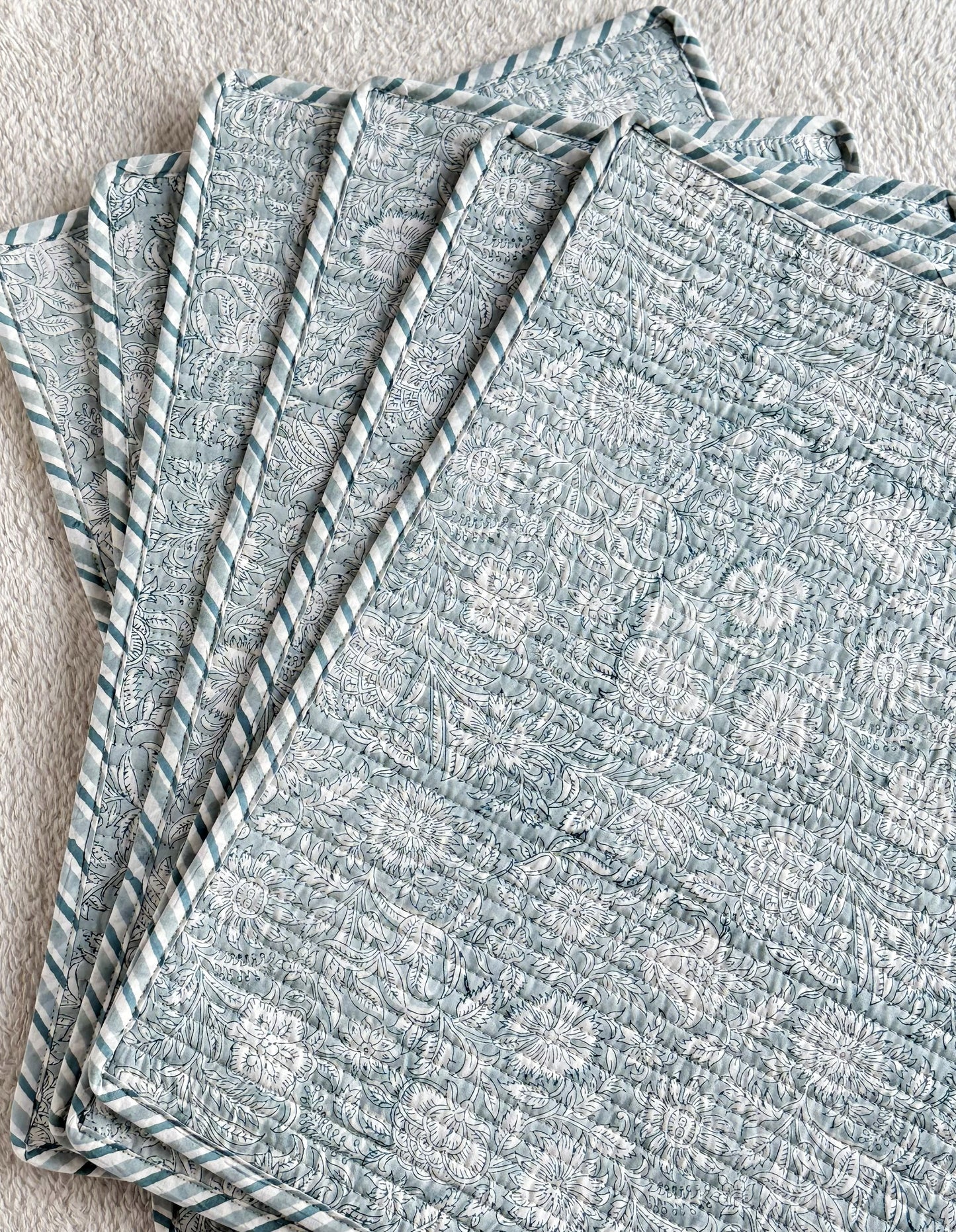 Table Mat | Blue Floral