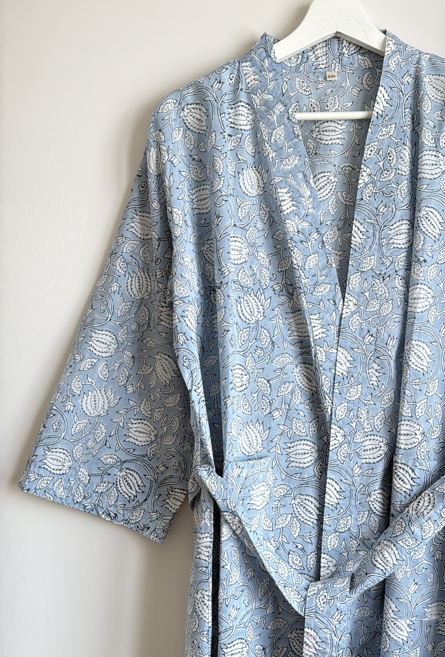 House Coat | Blue Floral