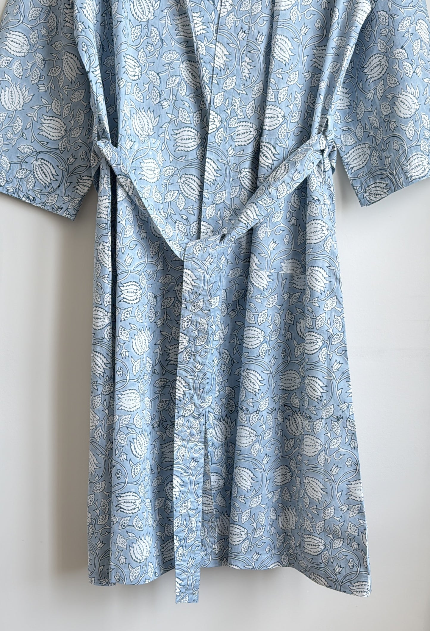 House Coat | Blue Floral