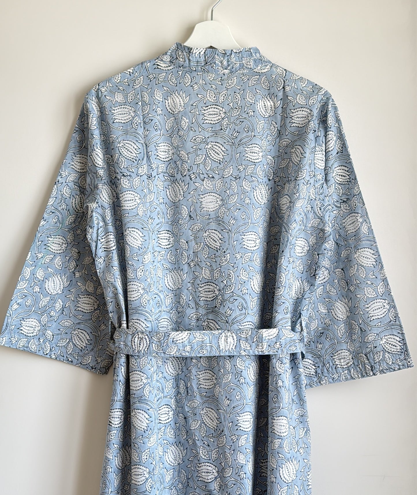 House Coat | Blue Floral