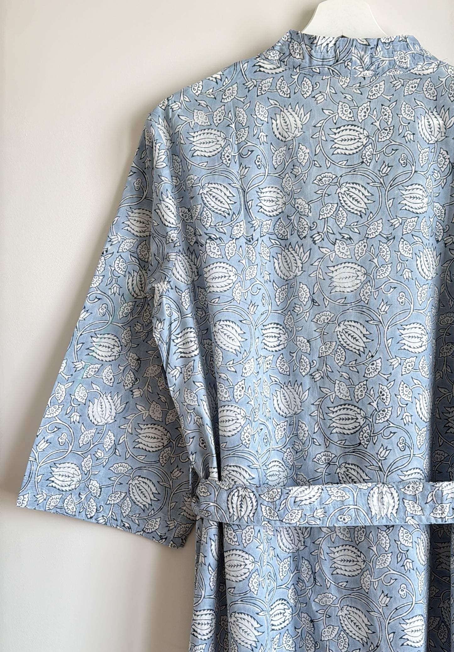 House Coat | Blue Floral
