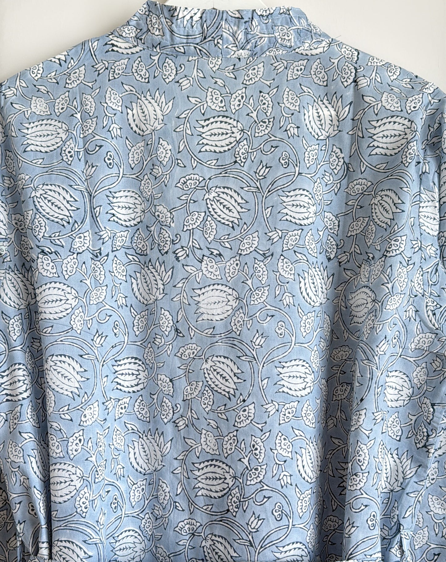 House Coat | Blue Floral