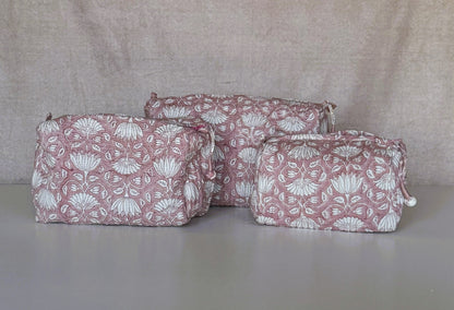 Set of 3 Pouches | Blush