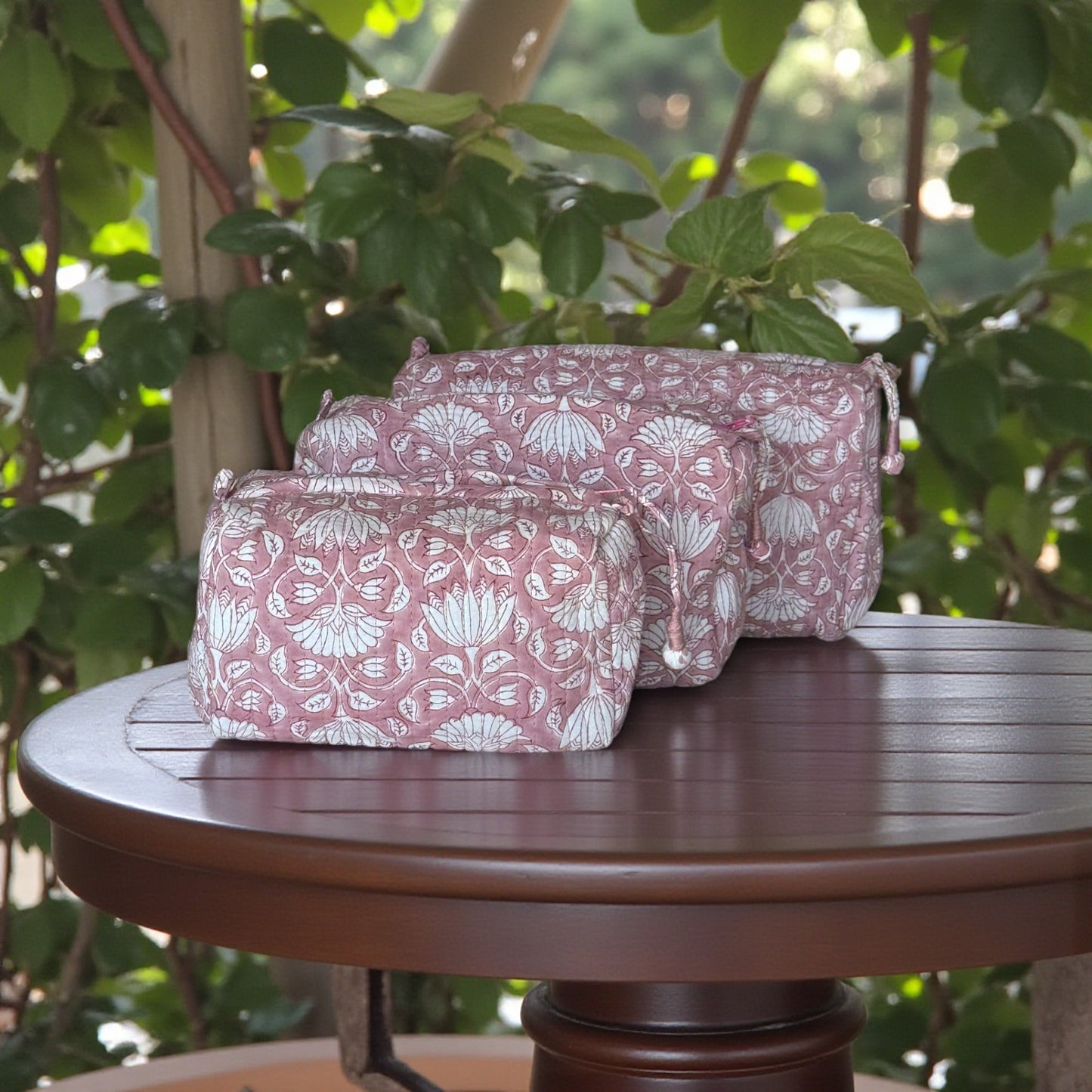 Set of 3 Pouches | Blush