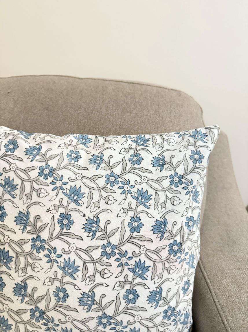 Cushion Cover | Floral Ecru