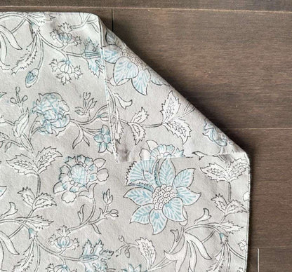 Cushion Cover | Floral Grey