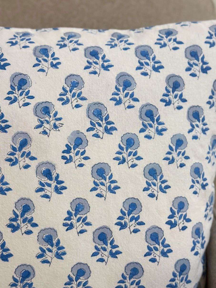 Cushion Cover | Poppy Blue