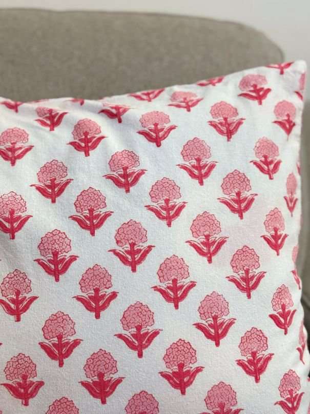 Cushion Cover | Poppy Pink