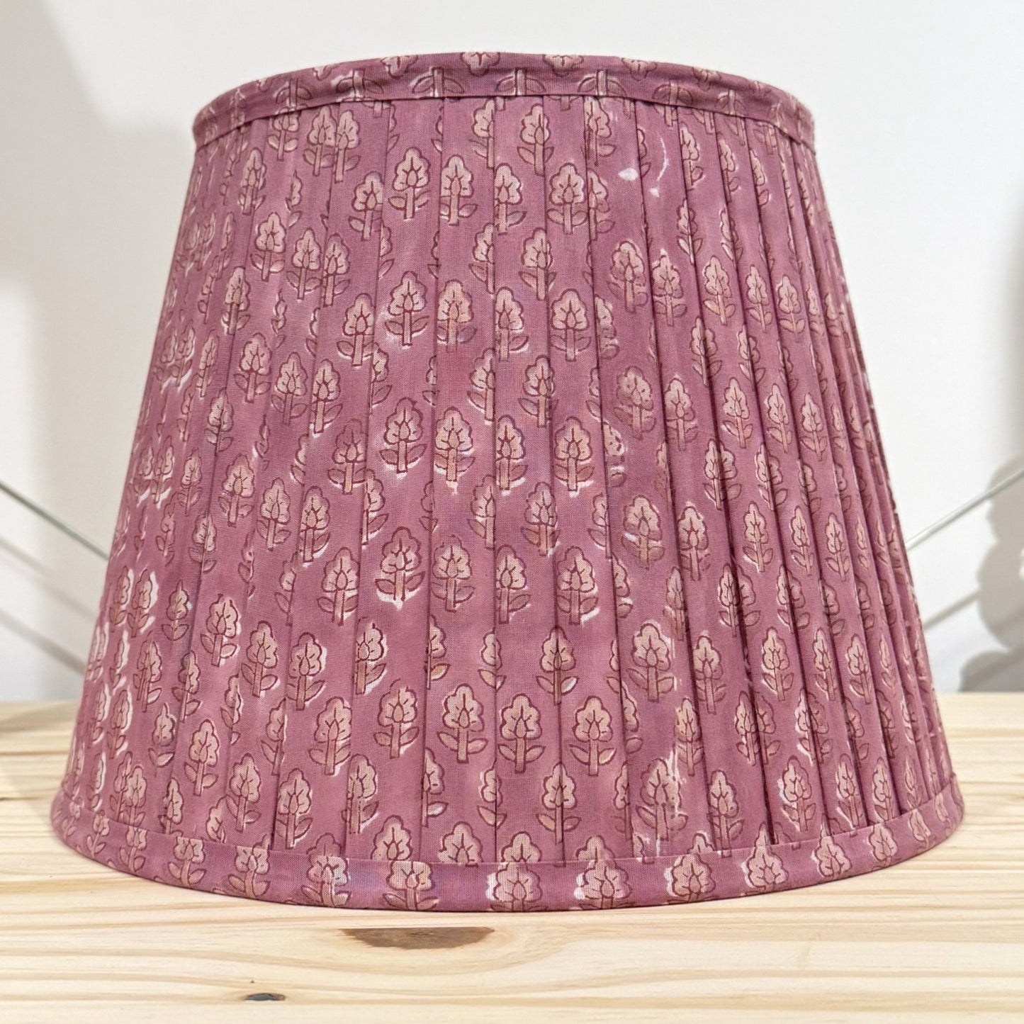 Pleated Lampshade | Dusty Rose