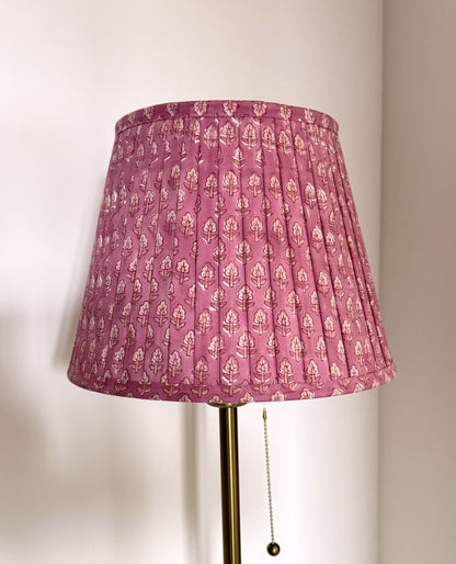 Pleated Lampshade | Dusty Rose
