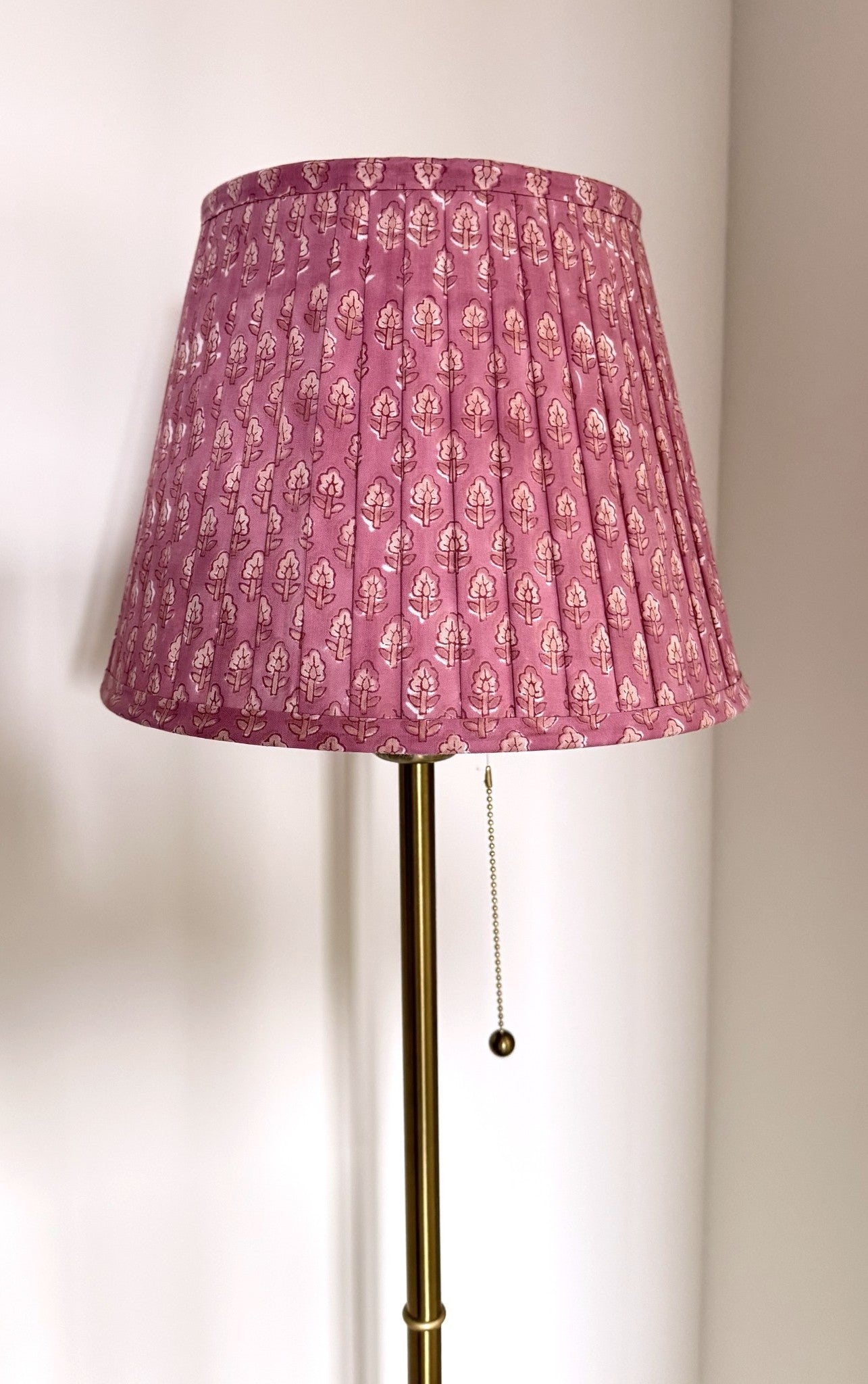 Pleated Lampshade | Dusty Rose