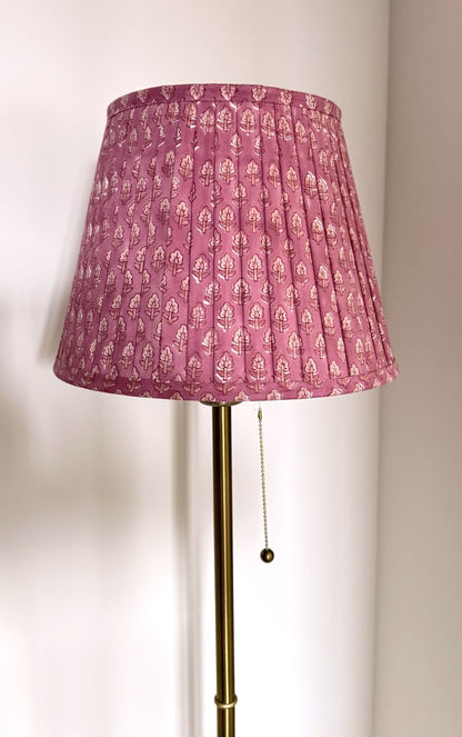 Pleated Lampshade | Dusty Rose