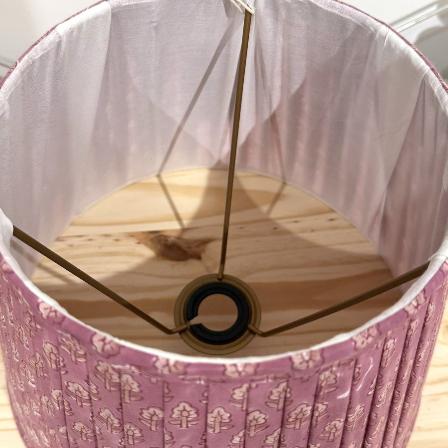 Pleated Lampshade | Dusty Rose