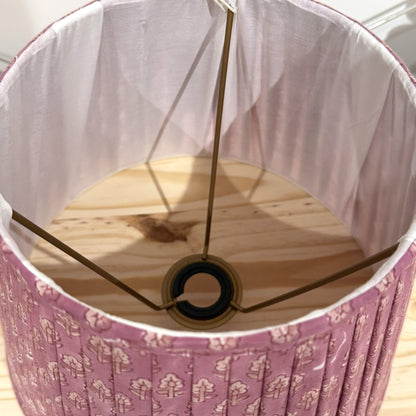 Pleated Lampshade | Dusty Rose