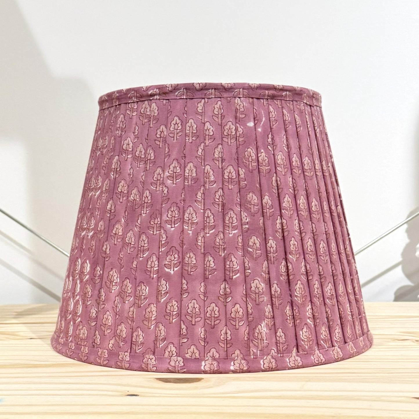 Pleated Lampshade | Dusty Rose