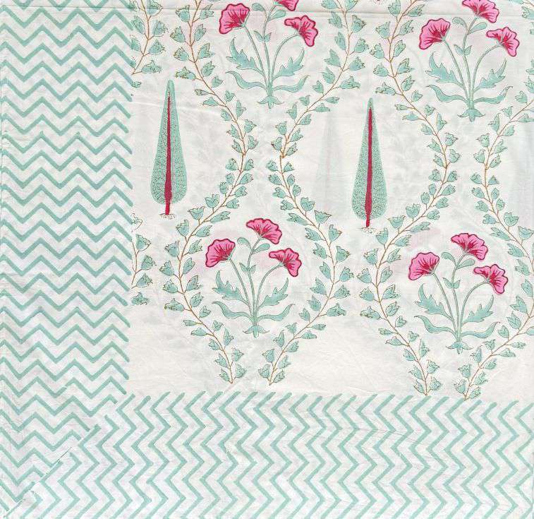 Flat Bed Sheet Set | King | Floral Canopy