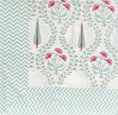 Flat Bed Sheet Set | King | Floral Canopy