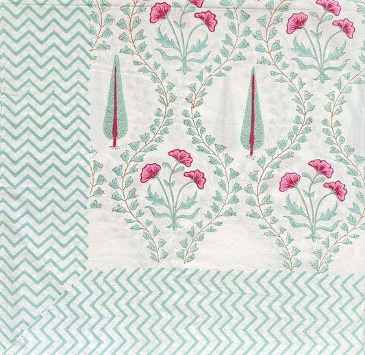 Flat Bed Sheet Set | King | Floral Canopy