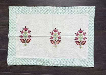 Flat Bed Sheet Set | King | Floral Draw