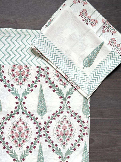 Flat Bed Sheet Set | King | Garden of Dreams