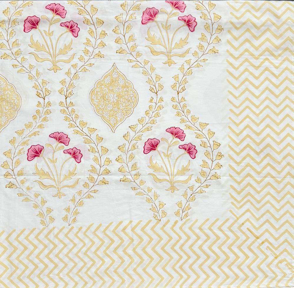 Flat Bed Sheet Set | King | Gold Embrace