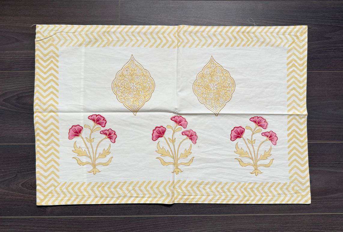 Flat Bed Sheet Set | King | Gold Embrace