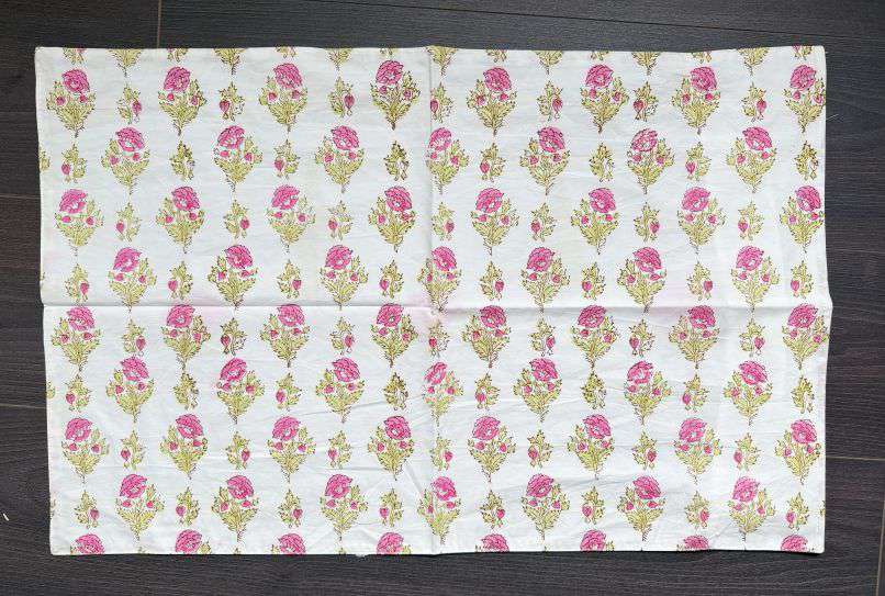 Flat Bed Sheet Set | King | Lime Floral