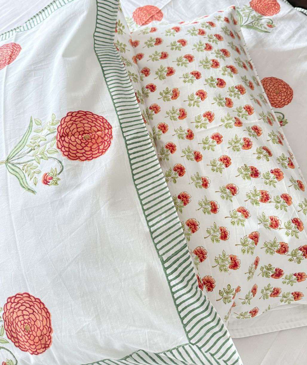 Flat Bed Sheet Set | King | Marigold