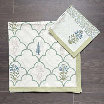 Flat Bed Sheet Set | King | Painted Tree